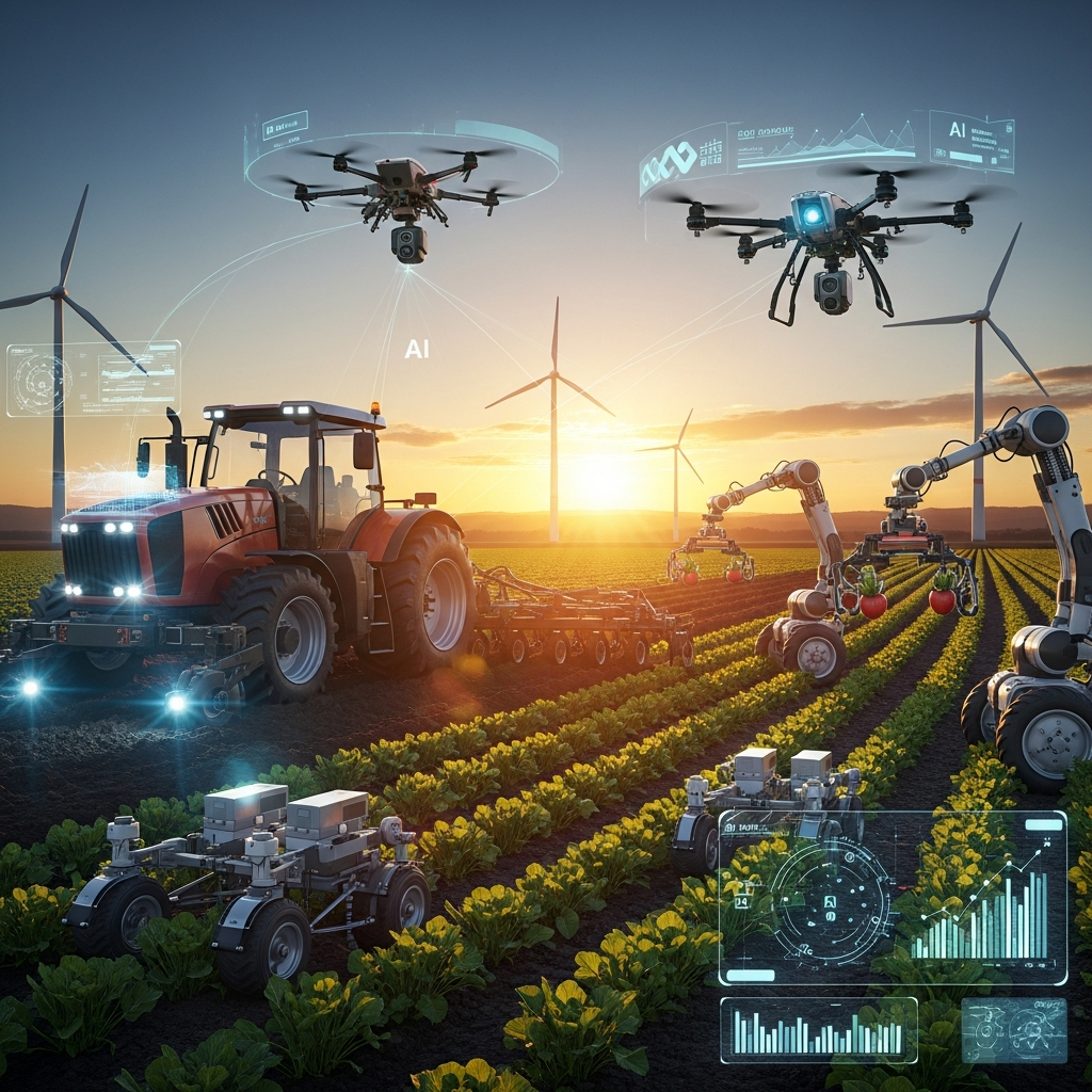 Robotics in Agriculture: Enhancing Farming with AI